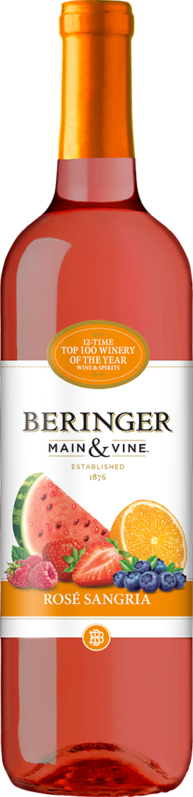 Rosé Sangria wine bottle